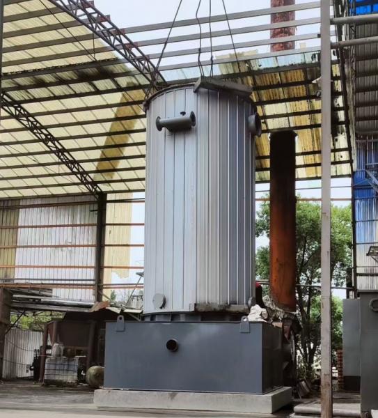 生物质导热油锅炉真实安装现场